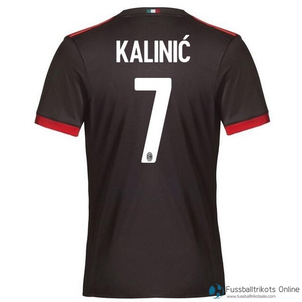 AC Milan Trikot Ausweich Kalinic 2017-18 Fussballtrikots Günstig